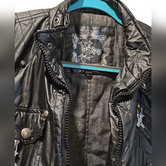 X-RAY BOMBER JACKET BLACK SIZE L - Picture 8 of 13